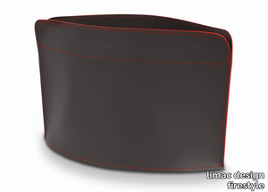 GIUSY COLOR - Bonded leather magazine rack _ limac design firestyle