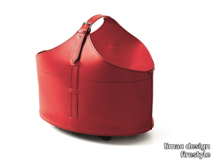 FABIA - Bonded leather storage box _ limac design firestyle