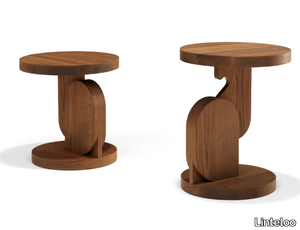 BIJOU - Low solid wood side table _ Linteloo