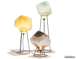 CUBO - LED blown glass floor lamp _ Linteloo