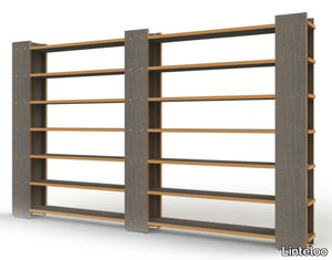 HOOD - Open modular wooden bookcase _ Linteloo