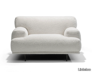 EDOARDO - Fabric armchair with armrests _ Linteloo