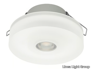 ONE TO ONE _C - LED round glass and aluminium spotlight _ Linea Light Group