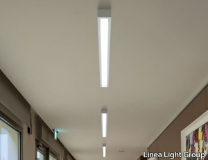BOX_SB - LED glass and aluminium ceiling light _ Linea Light Group