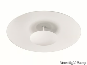 HORIZON_S - LED glass and steel ceiling light _ Linea Light Group