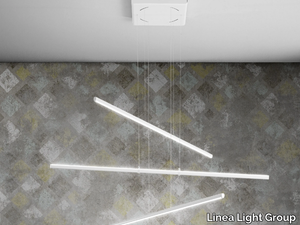 STRAIGHT_P3 - LED aluminium pendant lamp _ Linea Light Group