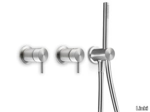 ONE 225 - Stainless steel bathtub / shower tap set with shower hand _ Linki