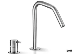 DECO 101 - 2 hole countertop stainless steel washbasin mixer _ Linki