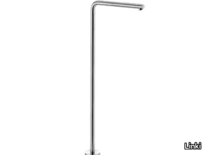 CANNE 063 - Floor standing stainless steel bathtub spout _ Linki