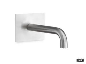 CANNE 114 - Wall-mounted stainless steel sink spout _ Linki