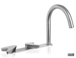 ARROW ARW111 - 3 hole countertop stainless steel washbasin mixer _ Linki