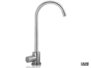 KRONOS KRO003 - Countertop single handle stainless steel washbasin mixer _ Linki