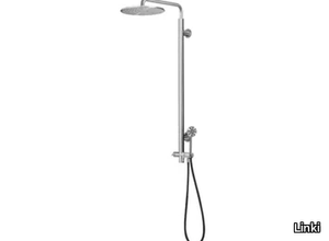 INSERT 052 - Wall-mounted stainless steel shower panel with hand shower _ Linki