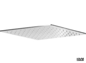 SOF040 - Square extra flat stainless steel overhead shower _ Linki