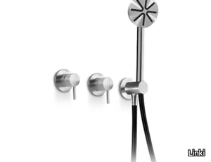 STYLO 227 - Stainless steel bathtub / shower tap set with shower hand _ Linki