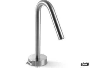 ROUND RND002 - Countertop hydroprogressive stainless steel washbasin mixer _ Linki