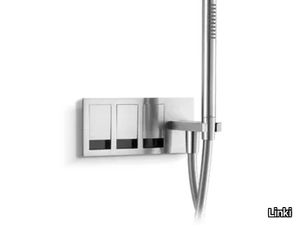 TEK 200 - Stainless steel set with shower hand and diverter _ Linki