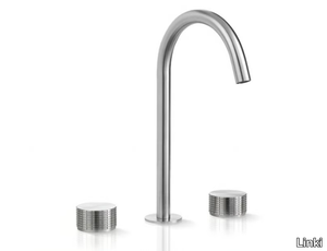 KRONOS KRO203 - 3 hole countertop stainless steel washbasin mixer _ Linki