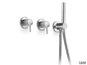 STYLO 226 - Stainless steel bathtub / shower tap set with shower hand _ Linki