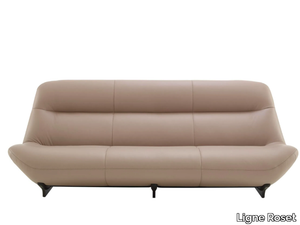 MANAROLA - 3 seater leather sofa _ Ligne Roset