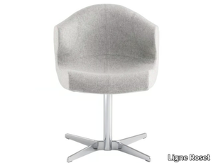 ALSTER - With 4-spoke base fabric chair _ Ligne Roset