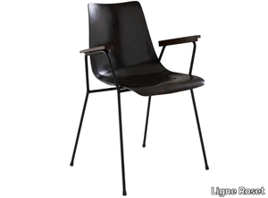 CM 131 - Multi-layer wood chair with armrests _ Ligne Roset