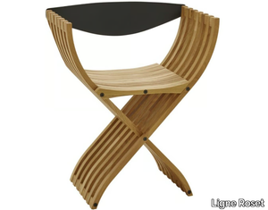 CURULE - Folding beech chair _ Ligne Roset