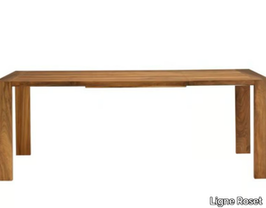 EATON - Rectangular solid wood table _ Ligne Roset