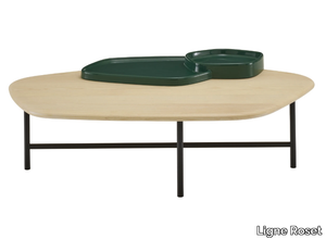 LEWA - Ash coffee table with tray _ Ligne Roset