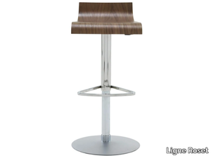 PAM - High multi-layer wood stool height-adjustable _ Ligne Roset