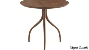 THOT - Round walnut coffee table _ Ligne Roset