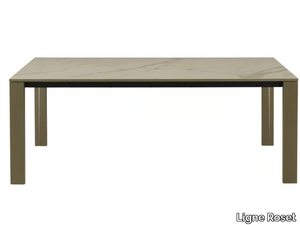 NAIA - Extending rectangular porcelain stoneware dining table _ Ligne Roset