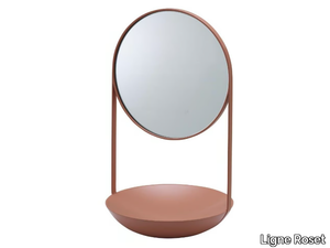 NIMBE - Table-top round metal mirror _ Ligne Roset