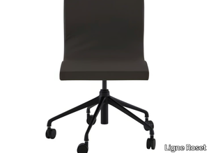 SALA - Height-adjustable fabric office chair with castors with 5-Spoke base _ Ligne Roset