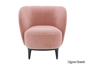 SOUFFLOT - Fabric armchair with removable cover with armrests _ Ligne Roset