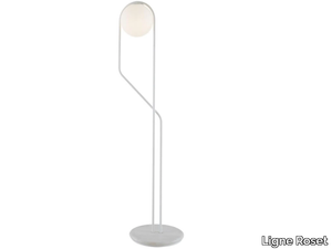 ASTRÉE - Metal floor lamp with marble base _ Ligne Roset