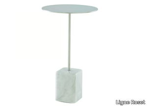 CUPIDON - Round steel high side table _ Ligne Roset