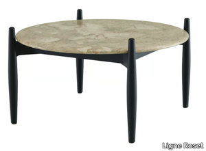 CAFFÈ - Round marble coffee table _ Ligne Roset