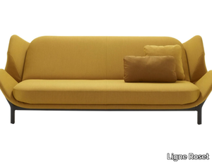 CLAM - 3 seater fabric sofa bed with removable cover _ Ligne Roset