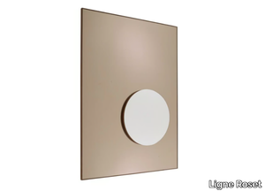 DEMI TEINTES - Rectangular wall-mounted mirrored glass mirror _ Ligne Roset