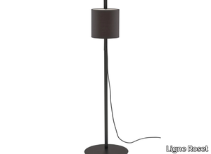 MAGNET LAMP - Floor lamp with steel base and cotton shade _ Ligne Roset