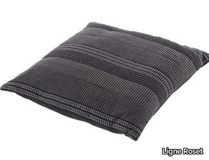 SONNO - Striped square cotton cushion _ Ligne Roset