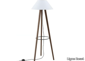 MELUSINE - LED steel and wood floor lamp _ Ligne Roset