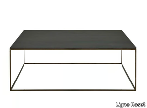 SPACE - Low square porcelain stoneware coffee table _ Ligne Roset