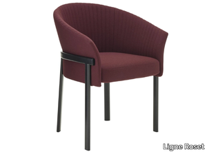 VALMY - Upholstered fabric chair with armrests _ Ligne Roset