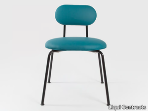 DELORES - Upholstered steel chair _ Liqui Contracts