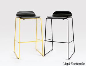 JANE LOW BACK - Plywood barstool _ Liqui Contracts