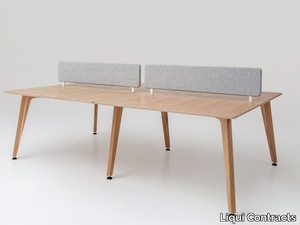 THEODORE - Multiple office desk with sound absorbing screens _ Liqui Contracts