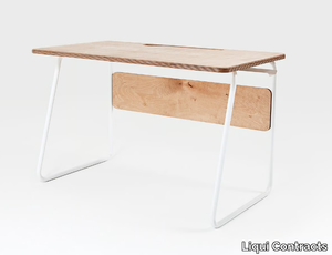 TRAPEZE - Rectangular writing desk _ Liqui Contracts