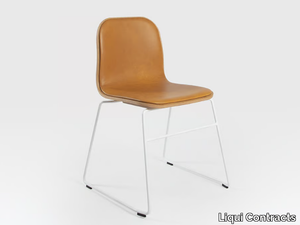 JANE - Stackable sled base chair _ Liqui Contracts